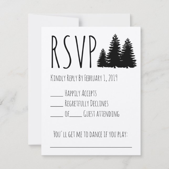 RSVP de Casamento Russo (Frente)