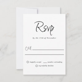 RSVP de Casamento Simples e Simples