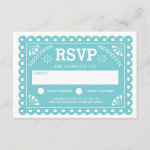 RSVP de Casamentos do Papel Picado