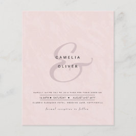RSVP de Código QR do Convite de casamento de Amper