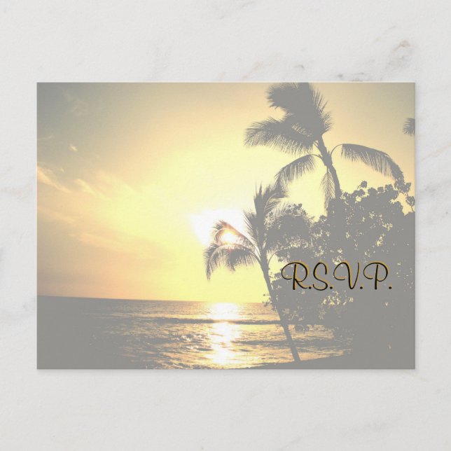 RSVP de Convite de Casamento (Frente)