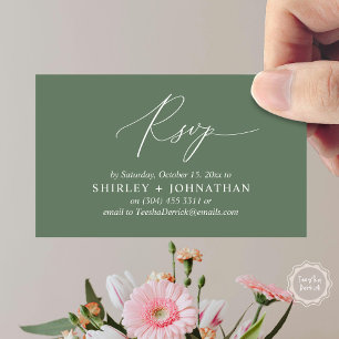 RSVP de Convite de Casamento, Lembrete Romântico M