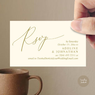 RSVP de Convite de Casamento, Lembrete Romântico M