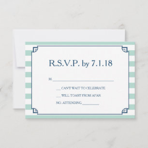 RSVP de Convite para Casamento Costeiro