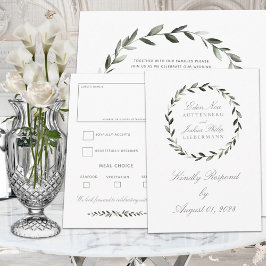 RSVP de Escolha de Refeição do Branch Tradicional 