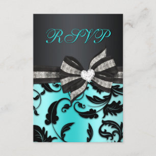 RSVP de espiral floral com Arco