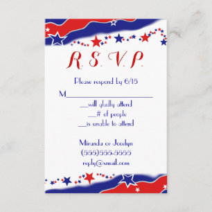 RSVP de Estrelas e Stripes