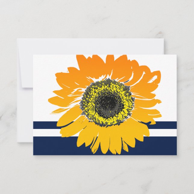 RSVP de Flores do Sol Azul Náutico (Frente)