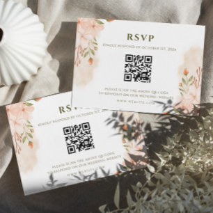 RSVP de Flores Selvagem Simples Elegante