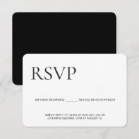 RSVP de Fontes Clássico sem enviar por correio o B