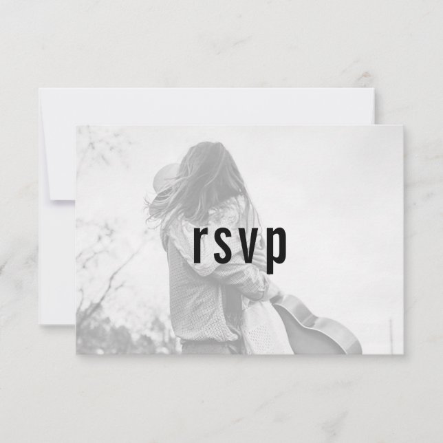 RSVP de Fotos Simples e Moderna do Site (Frente)