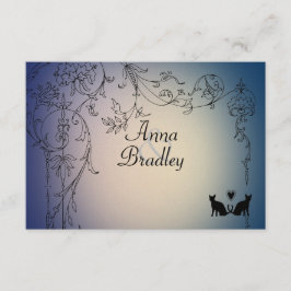 RSVP de Gatos de Jardim com envelopes