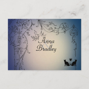 RSVP de Gatos de Jardim com envelopes