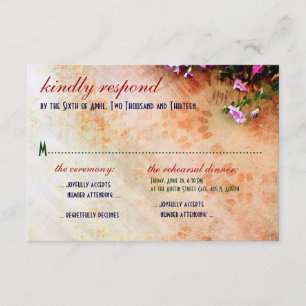RSVP de Janto de Casamento e Reensaio inspirado no