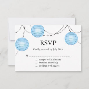 RSVP de Lanternas em Azul