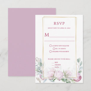 RSVP de Lilases Roxos - Amy