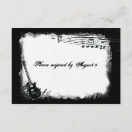 Rsvp de Música em Massa com Guitarra com envelopes