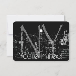 RSVP de Nova York Personalizada de Convites