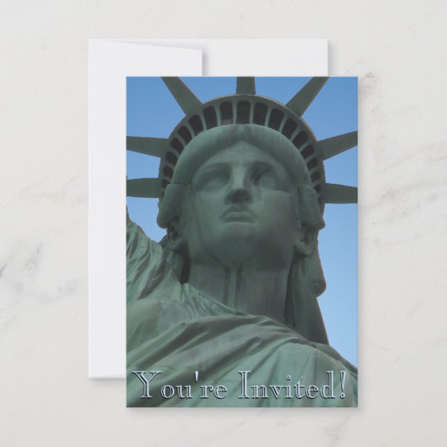 RSVP de Nova York Personalizada de Convites (Frente)