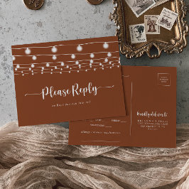 RSVP de opções do menu Terracotta