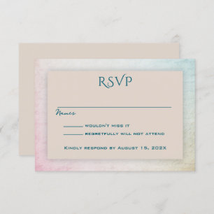 RSVP de Participação Simples de Areia