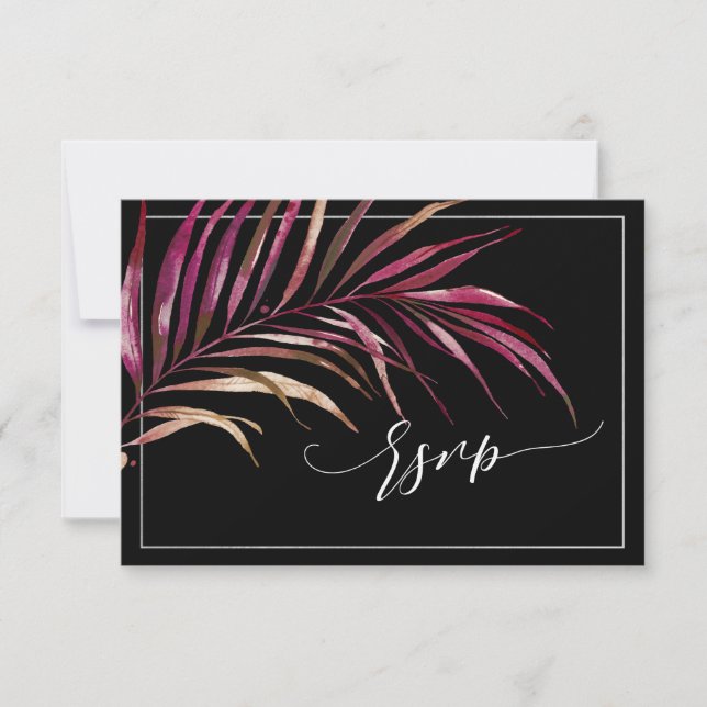 RSVP de PixDezines, Fronteiras de Palm Vermelhas | (Frente)