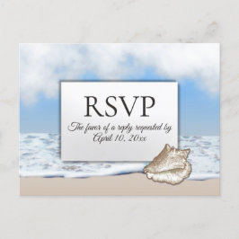 RSVP de Praia com Opções de Menu