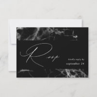 RSVP de Refeição do Mármaco Preto