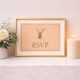RSVP de Resposta de Beige