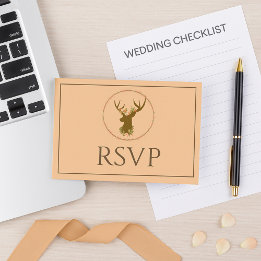 RSVP de Resposta de Beige