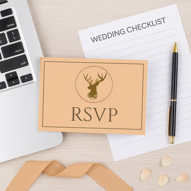 RSVP de Resposta de Beige (Criador carregado)