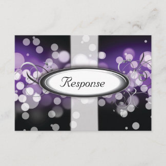 RSVP de Resposta de Casamento das Luzes Brilhantes