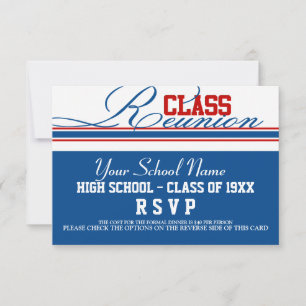 RSVP de Reunião de Classe Personalizável