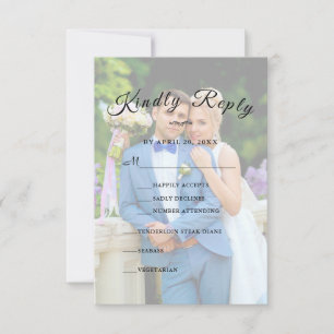 RSVP de Script GV Elegante Simples Personalizado