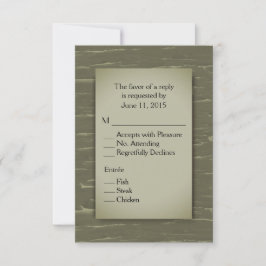 RSVP de Tema de Caça com Menu
