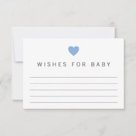 RSVP Deseja um Cartão de Chá Baby Blue Boy