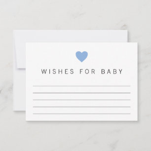 RSVP Deseja um Cartão de Chá Baby Blue Boy