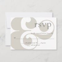 RSVP - design de ampersand moderno