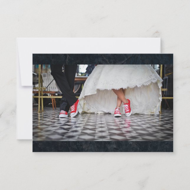 RSVP do casal de casamento estilo Dinheiro (Frente)