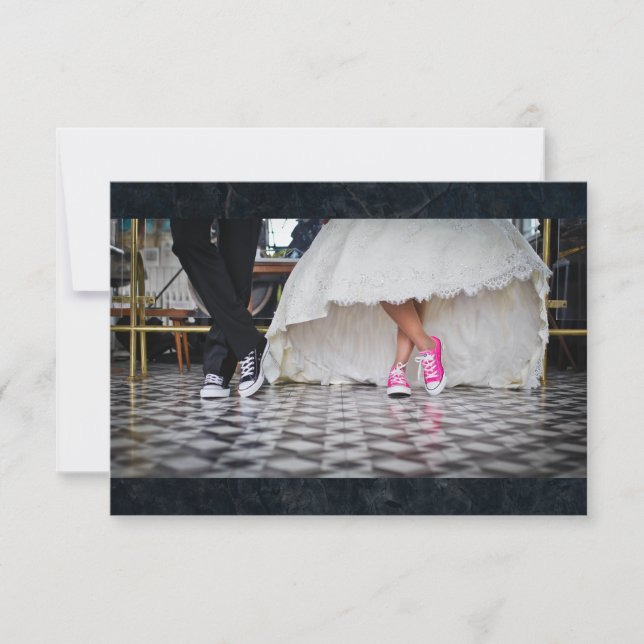 RSVP do casal de casamento estilo Dinheiro (Frente)