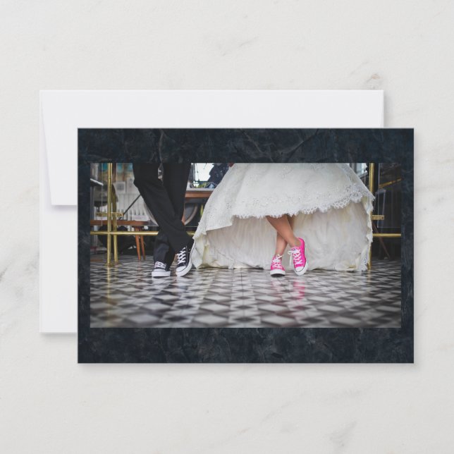 RSVP do casal de casamento estilo Dinheiro (Frente)