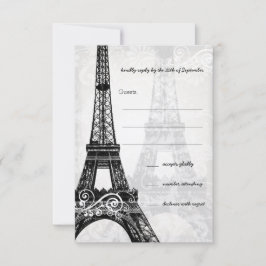 RSVP do Casamento tema damasco Romântico Mason Jar