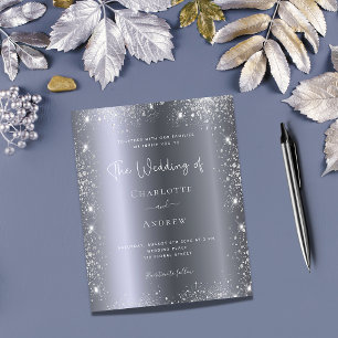 Rsvp do convite de casamento da prata do orçamento