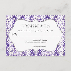 RSVP do Damasco Chic [Roxo]