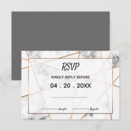 RSVP do Elegante e Eterno do Suite de Casamento Ma