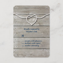 RSVP do Monograma Náutico