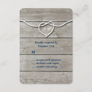 RSVP do Monograma Náutico