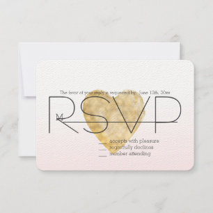 RSVP do Ombre Rosa Dourado Blush