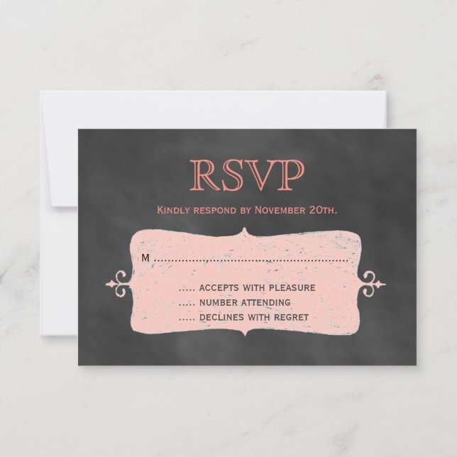RSVP do Quadro Coral (Verso)
