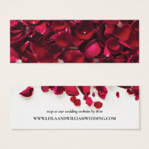 RSVP do Site de Casamento do Rosa vermelha